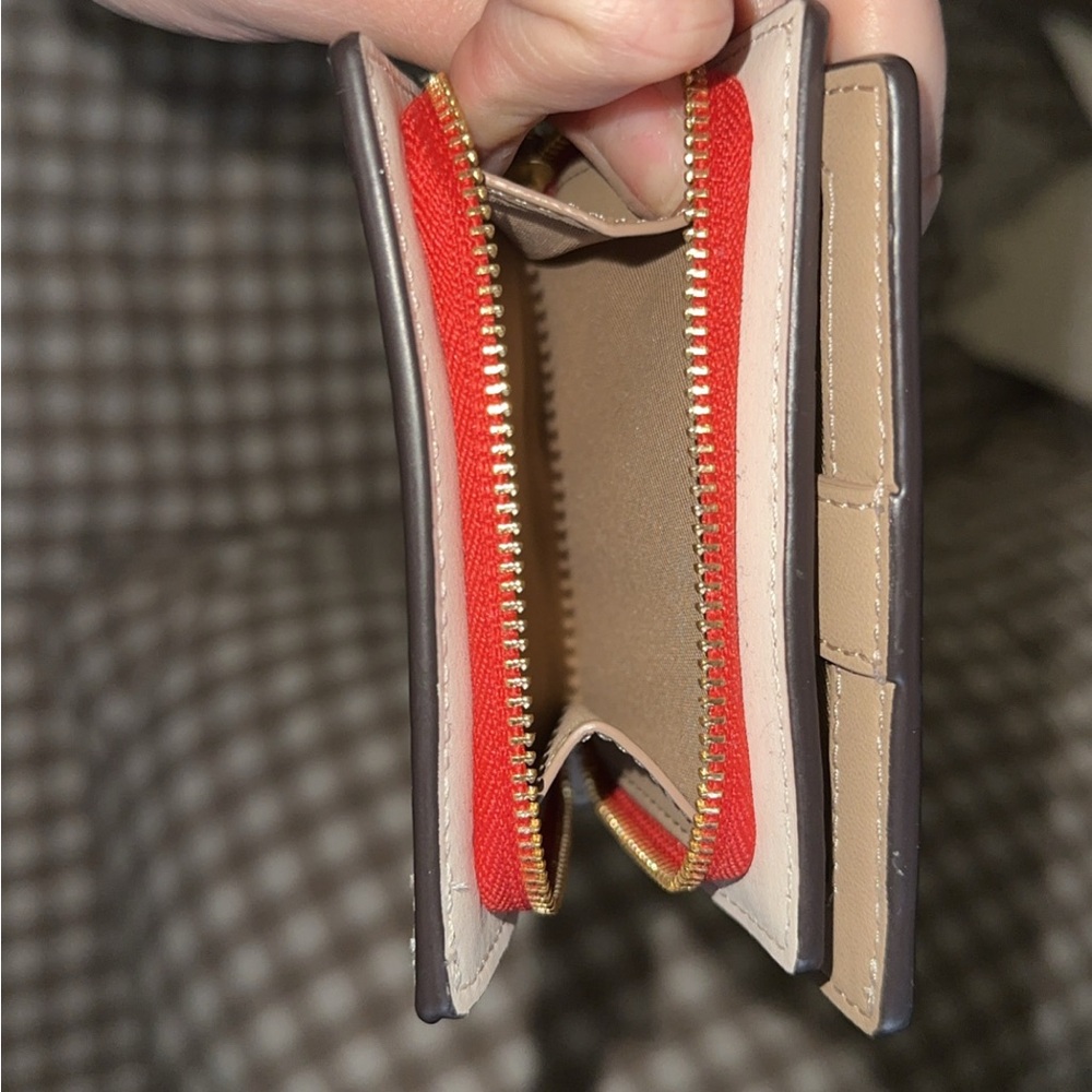 Coach Beige Wallet with Cherry Design - Picture 4 of 5
